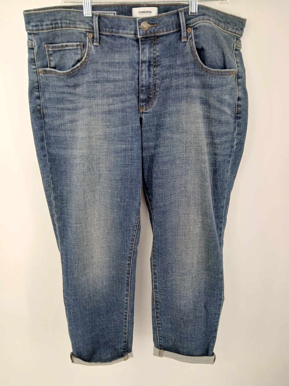Denim straight crop Sonoma jeans